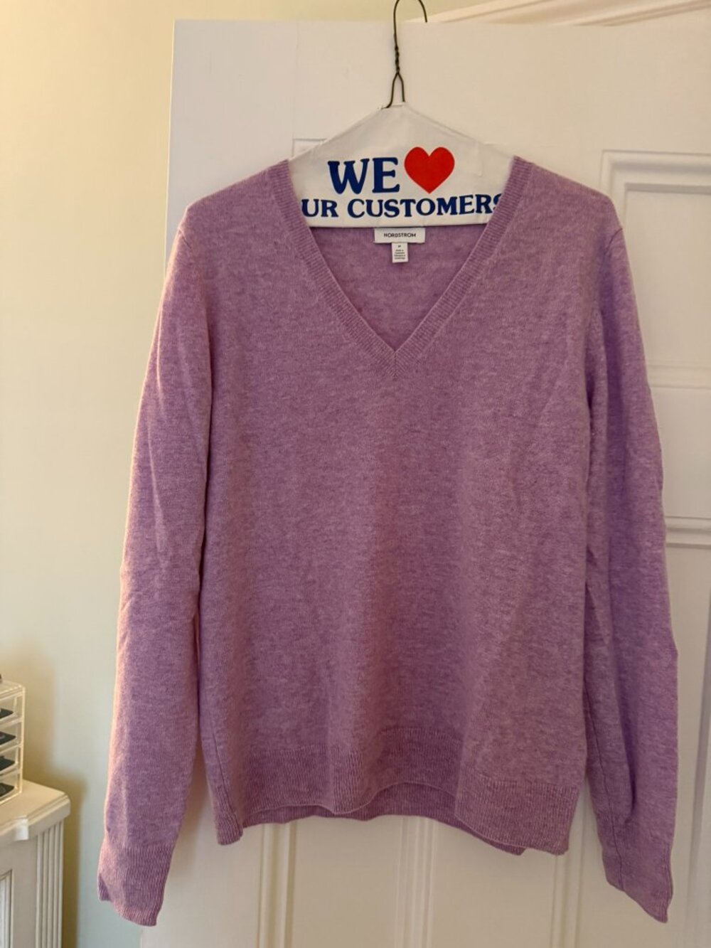 Cashmere vneck sweater